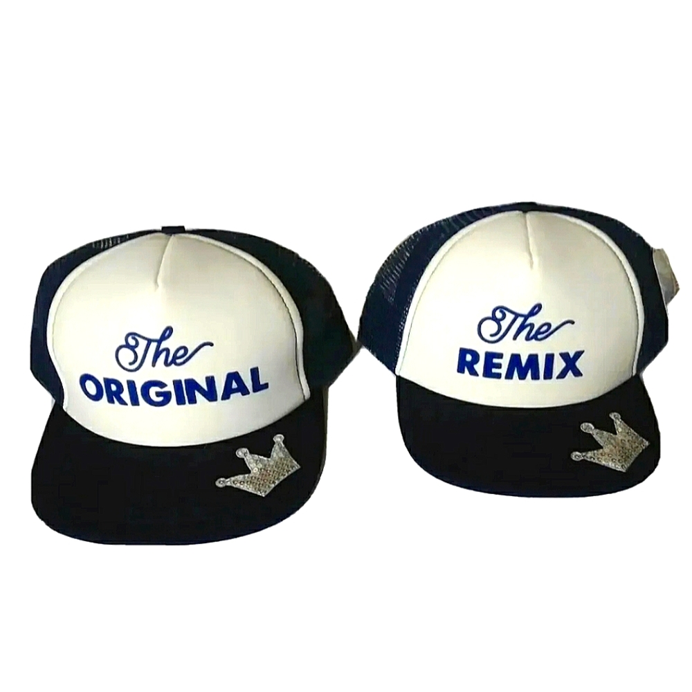 NEW Father/Son Trucker Hats/Baseball Caps "The Original & The Remix" Collectable